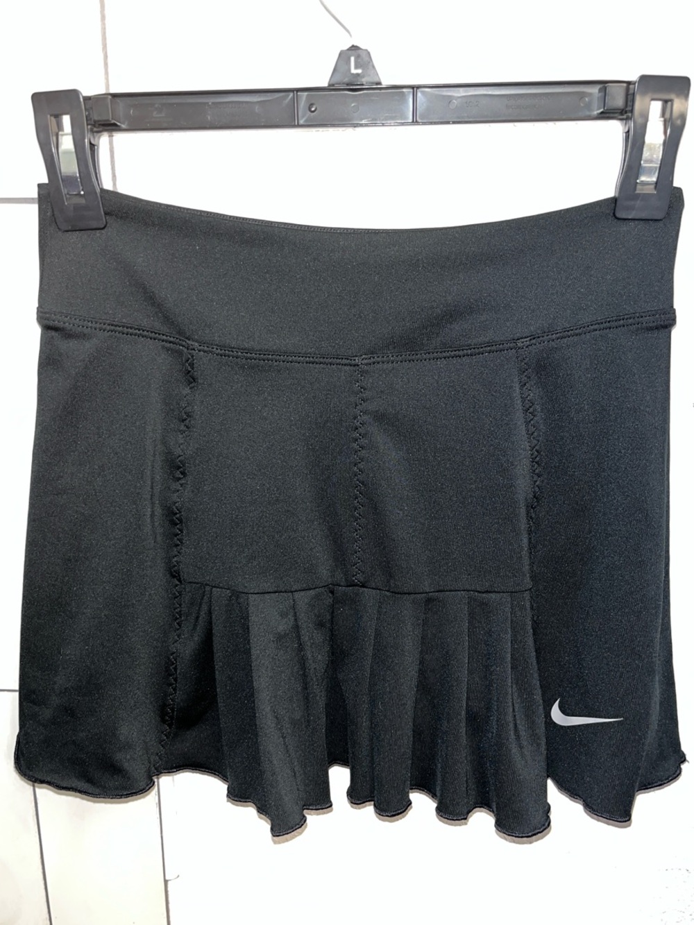 Nike Dri-Fit Black Performance Tennis Skirt with he